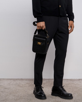 Versace Черная кожаная сумка Medusa  10157961A10544