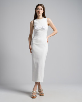 Magda Butrym Біла сукня з аплікацією DRESS05125524