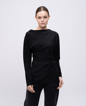PROENZA SCHOULER Чорна блуза Keegan з шовком R2524002BY297