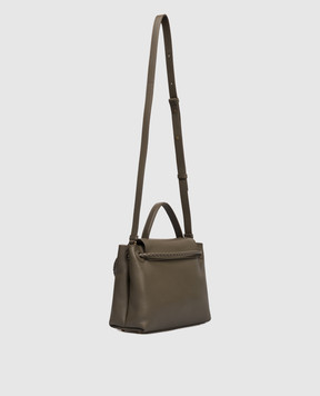 Bottega Veneta Шкіряна сумка Ciao Ciao кольору хакі 835835V4O92
