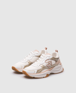 Stuart Weitzman Білі комбіновані кросівки SW TRAINER SL648