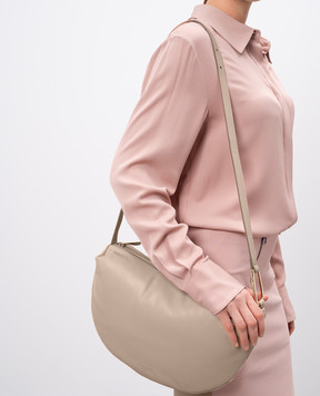 Gianni Chiarini Бежевая кожаная сумка Matilde BS11421FOUCLD
