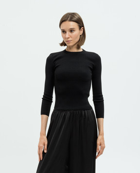 Balenciaga Черный джемпер BB ALLOVER с шерстью в логотип шаблон. 793613T5215