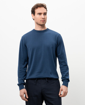 Canali Синий джемпер MK02261C1055