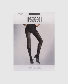 Wolford Чорні колготи Satin de Luxe 11415ВЛ16