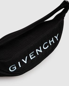 Givenchy Детская черная поясная сумка с логотипом H30841