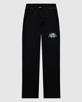 AMIRI Черные спортивные брюки с принтом логотипа AMJYSP1014