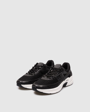 Givenchy Чорні кросівки Runners з логотипом BH00AGH1R7