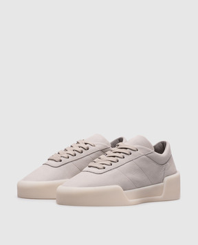 Fear of God Серые кроссовки Aerobic Low с нубуком с логотипом FGE280101NUBw