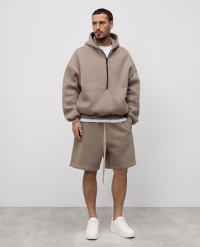 Fear of God Бежевые худи с молнией FGE25051311FLC