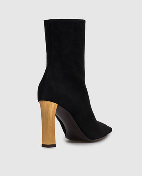 Giuseppe Zanotti Чорні замшеві ботильйони Kanda I570002