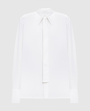 Jil Sander Белая рубашка с галстуком J03DL0196J45002