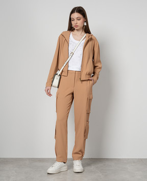 Twinset Коричневі карго з логотипом 241TP2243