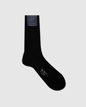 RiminiVeste Черные носки с шерстью WN8011