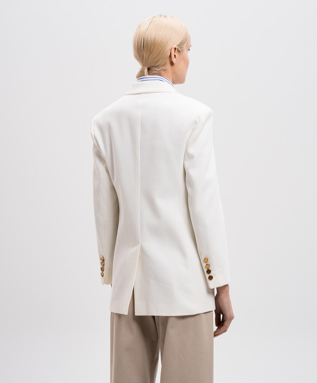 Max Mara Белый жакет ZENA ZENA изображение 4