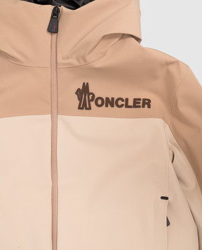 Moncler Grenoble ENFANT Дитяча бежева гірськолижна куртка Moriond K29571A00006597S5810