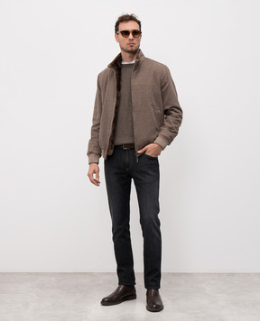 Doriani Cashmere Коричневий светр з кашеміру 14070MANGIRO10