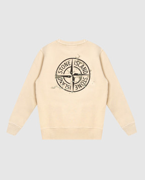 Stone Island Дитячий бежевий світшот з логотипом K2S166100015S02681012