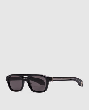 Alexander McQueen Чорні сонцезахисні окуляри T-Bar 821704J0749