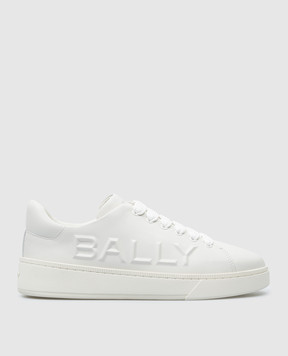 Bally Белые кожаные кеды Raise с логотипом MSK09LVT005
