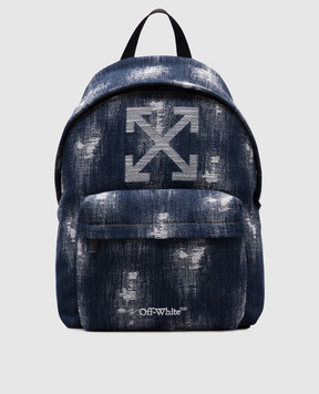 Off-White Синий рюкзак Neritage OMNB123C99DEN001