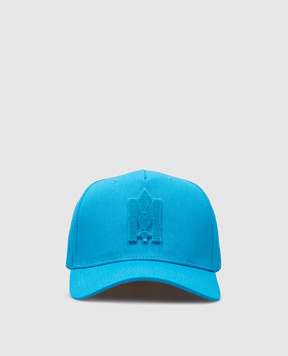 Mackage Голубая кепка ANDERSON-V с фактурной эмблемой логотипа ANDERSONVm