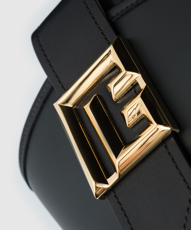 Balmain - Черные казаки Tess PB с логотипом DN1TE055KRBE купить в