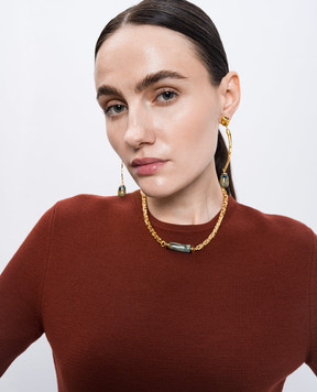 House of Fou Золотисте намисто OD з позолотою OPULENTDECO