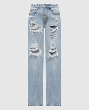 Alexander Wang Блакитні джинси з проріхами 4DC3254813