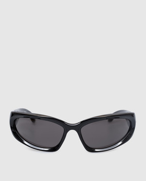 Balenciaga Черные очки SWIFT OVAL 658745T0007