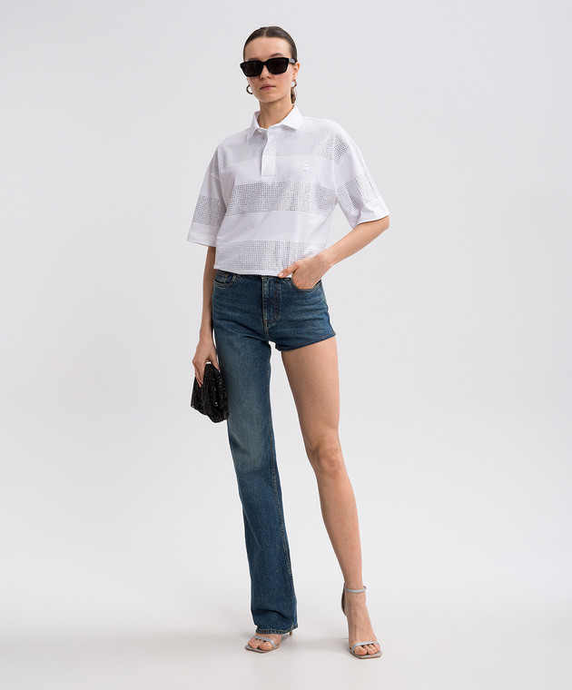 Coperni Синие джинсы с одной штаниной COPP113F2022 изображение 2