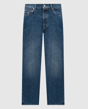 Brunello Cucinelli Синие джинсы с эффектом потертости M241PO1090