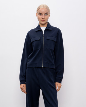 Woolrich Синя спортивна куртка з логотипом CFWWSW2003FRUT5051