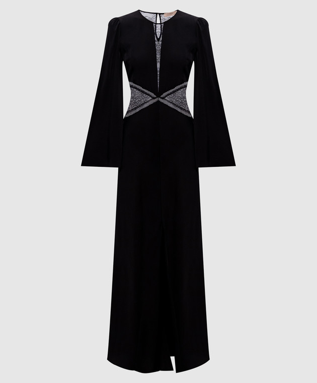 Twinset - Чорна сукня максі з мереживом 251TT2111 купити в Symbol