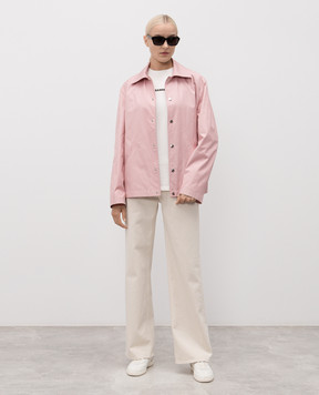Jil Sander Рожева куртка з принтом логотипа J53BN0004J45306