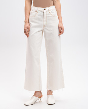 SLVRLAKE Белые джинсы Grace Crop GRCC407P
