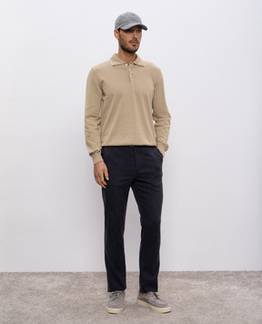 Canali Бежеве поло MK02261C1054