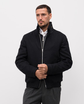 Brunello Cucinelli Черная куртка из шерсти MY4966379