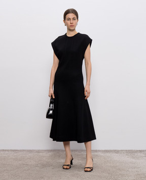 Jil Sander Черное платье миди J02CT0474J20232