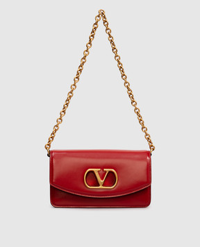 Valentino Красная кожаная сумка Vain 7W2B0R71GCB