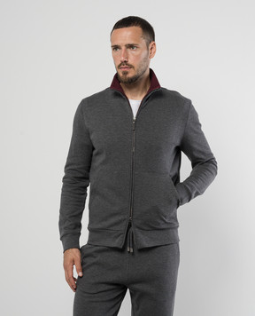 Canali Серая спортивная куртка MJ02137T0854