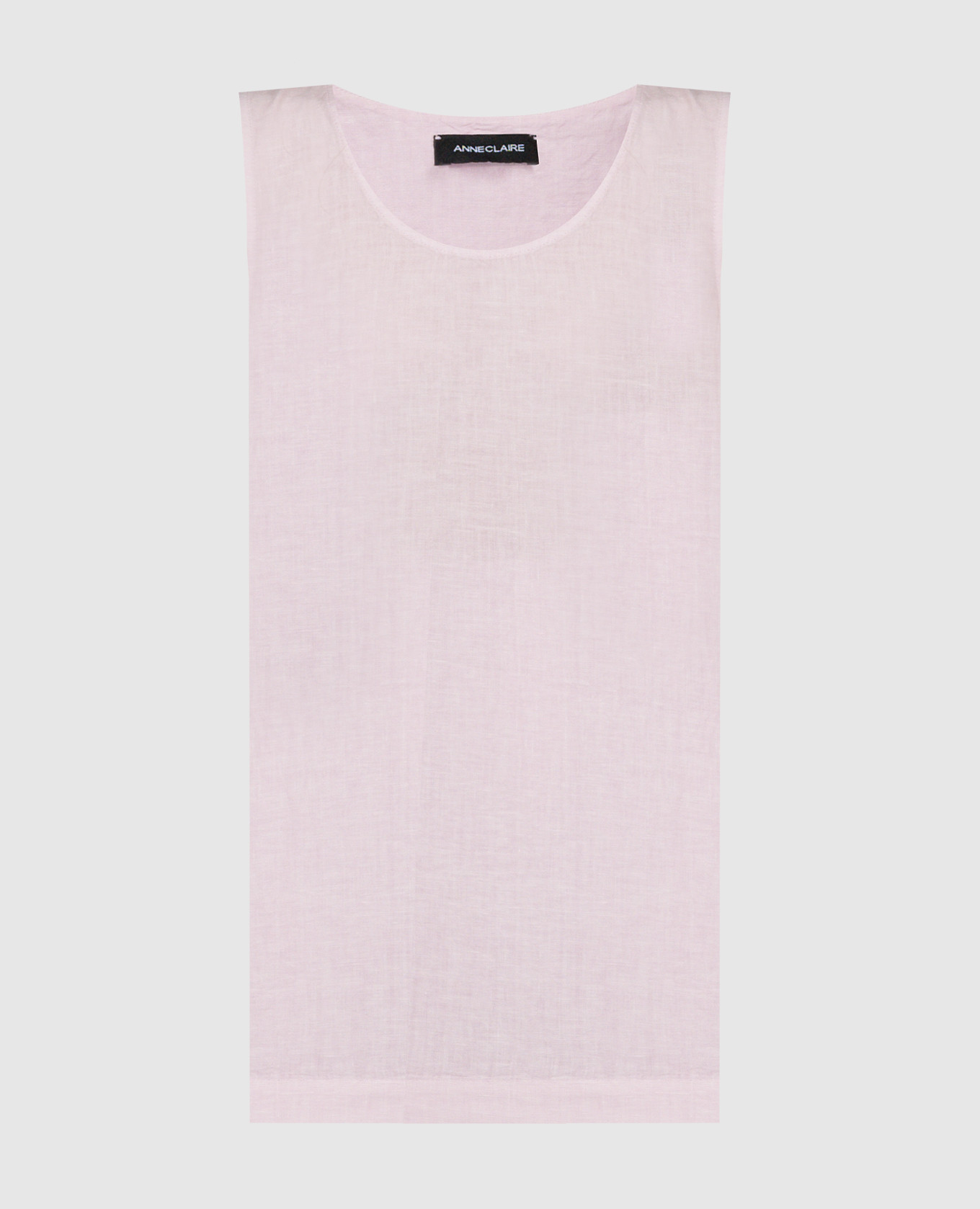 Pink linen top