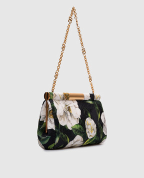 Dolce&Gabbana Черный клатч Marlene в принт BB7620A9C02