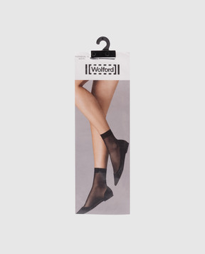 Wolford Чорні шкарпетки Individual 10 Den 41279