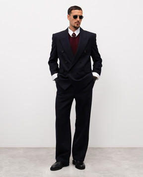 Saint Laurent Бордовий джемпер з вовни 821736Y76GM