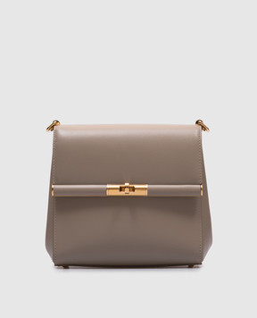 Dolce&Gabbana Бежева шкіряна сумка-месенджер Marlene BB7726A3G19