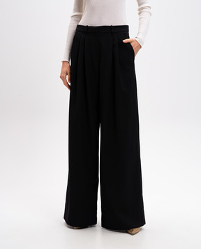Magda Butrym Чорні штани з вовни PANTS01135924