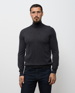 Canali Серый гольф из шерсти MK01149C0002