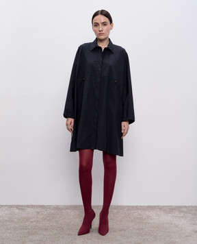 Max Mara Синее платье-рубашка CERVO CERVO