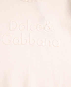 Dolce&Gabbana Дитячий бежевий светр з вовни L4KWE2JDVCQ